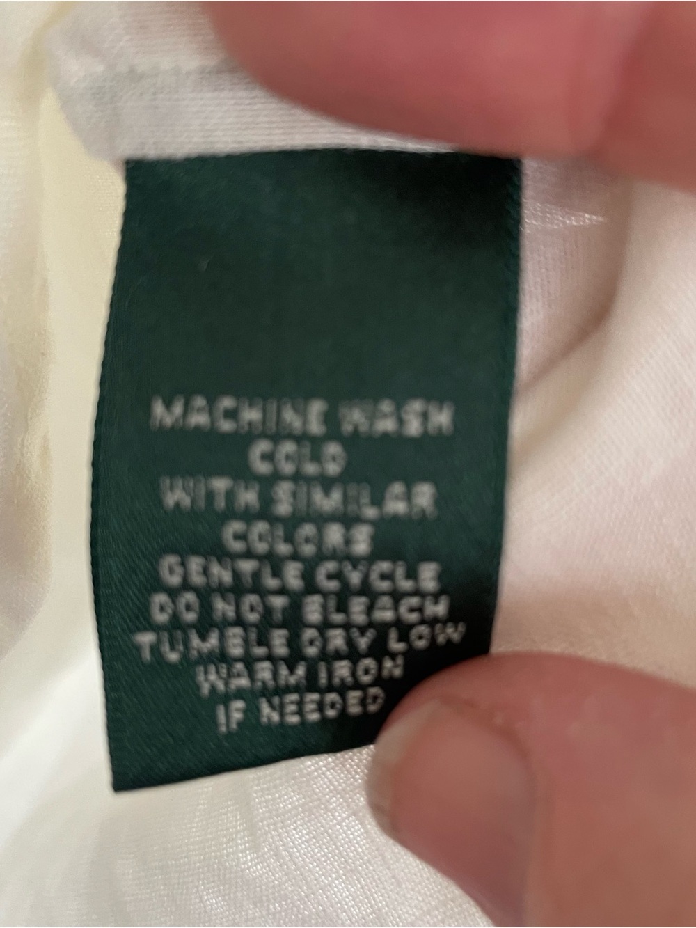 Ralph Lauren White Linen Button popover tunic blouse 3/4 sleeves large - Picture 7 of 8